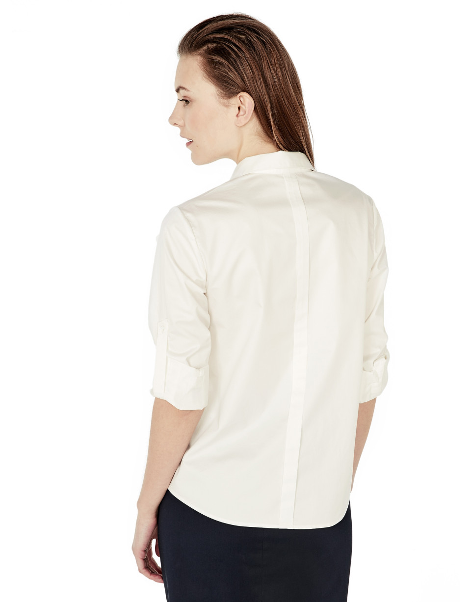 Camisa manga larga blanca