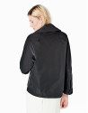 Black windbreaker