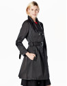 Black trench coat