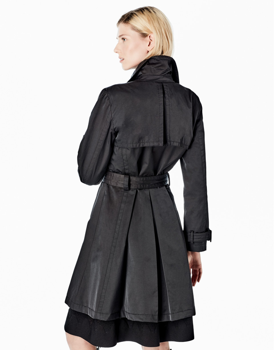 Black trench coat