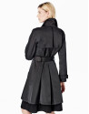 Black trench coat