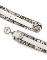 Black/White combination double belt