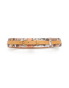 Beige/Orange combination double belt