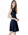 Vestido punto azul