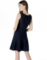 Vestido punto azul