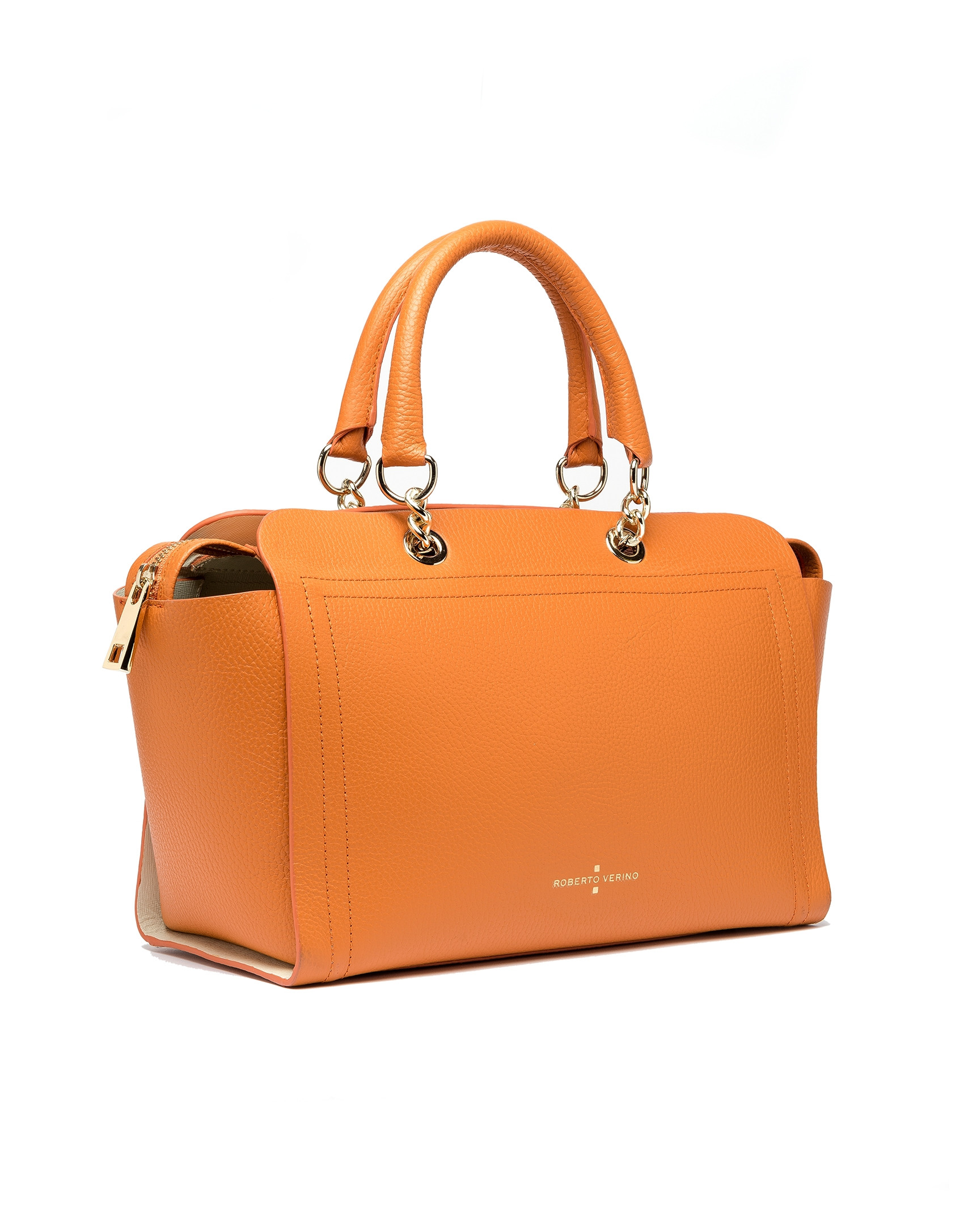 Satchel Romeo naranja quemado