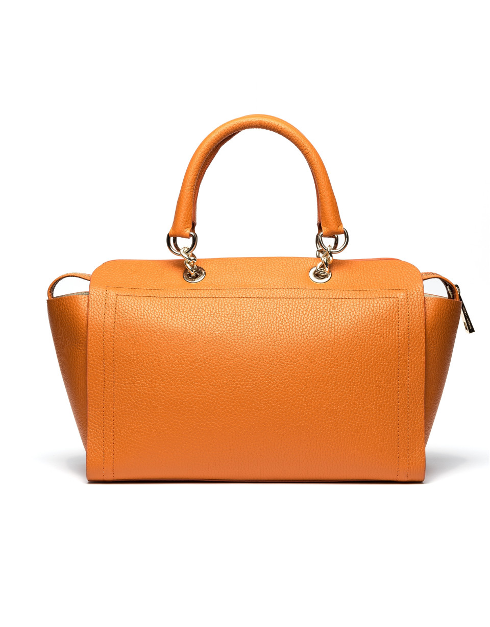 Satchel Romeo naranja quemado