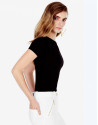 Black ribbed sweater
