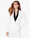 Blazer blanca lino