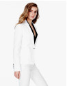 Blazer blanca lino