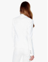 White linen blazer