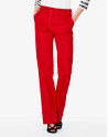 Pantalón recto coral