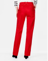 Pantalón recto coral