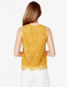 Top encaje amarillo