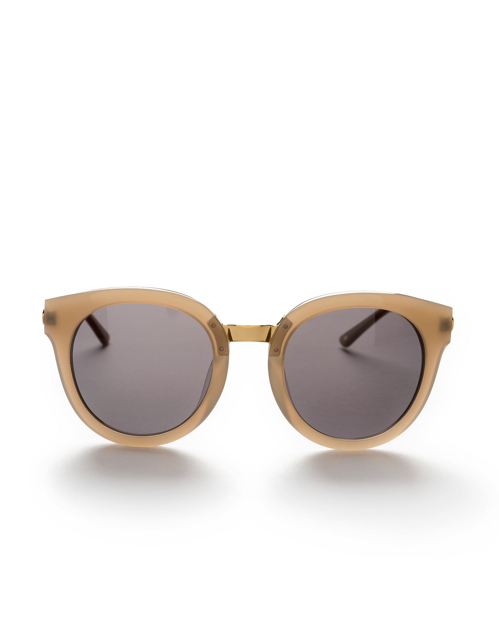 Gray cat's eye sunglasses