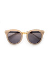 Gray cat's eye sunglasses