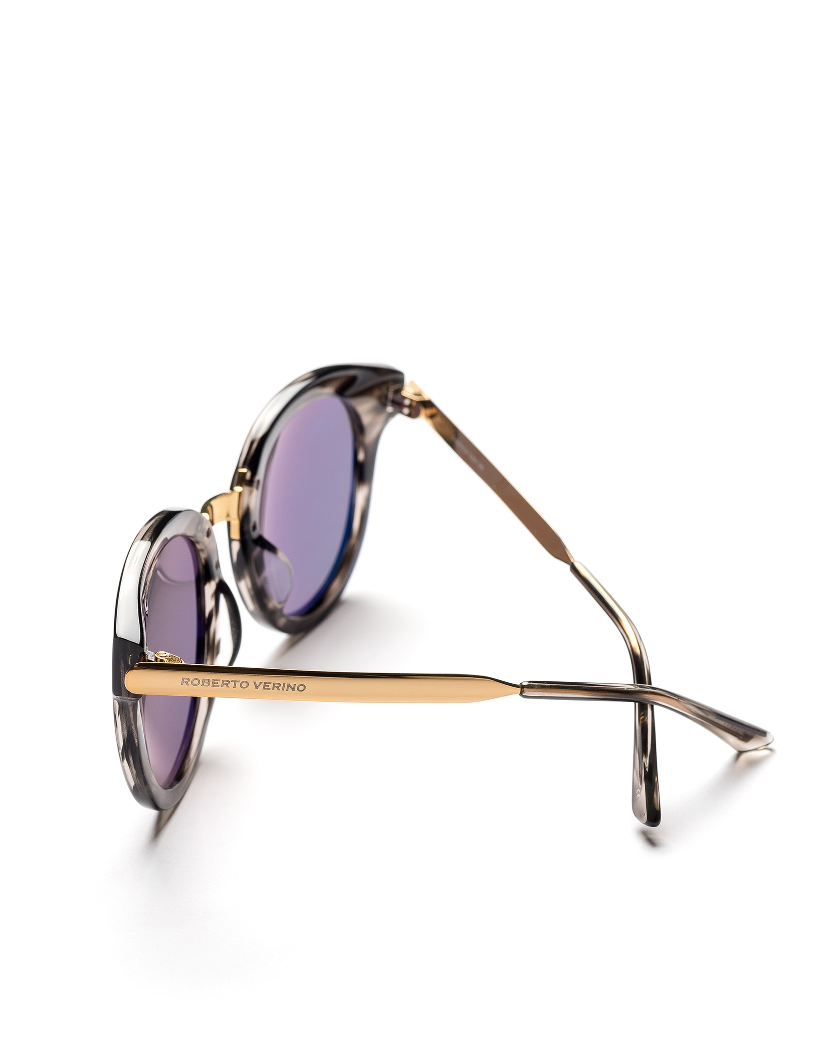 Gafas de sol ojos de gato gris jaspeado