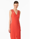 Vestido largo naranja