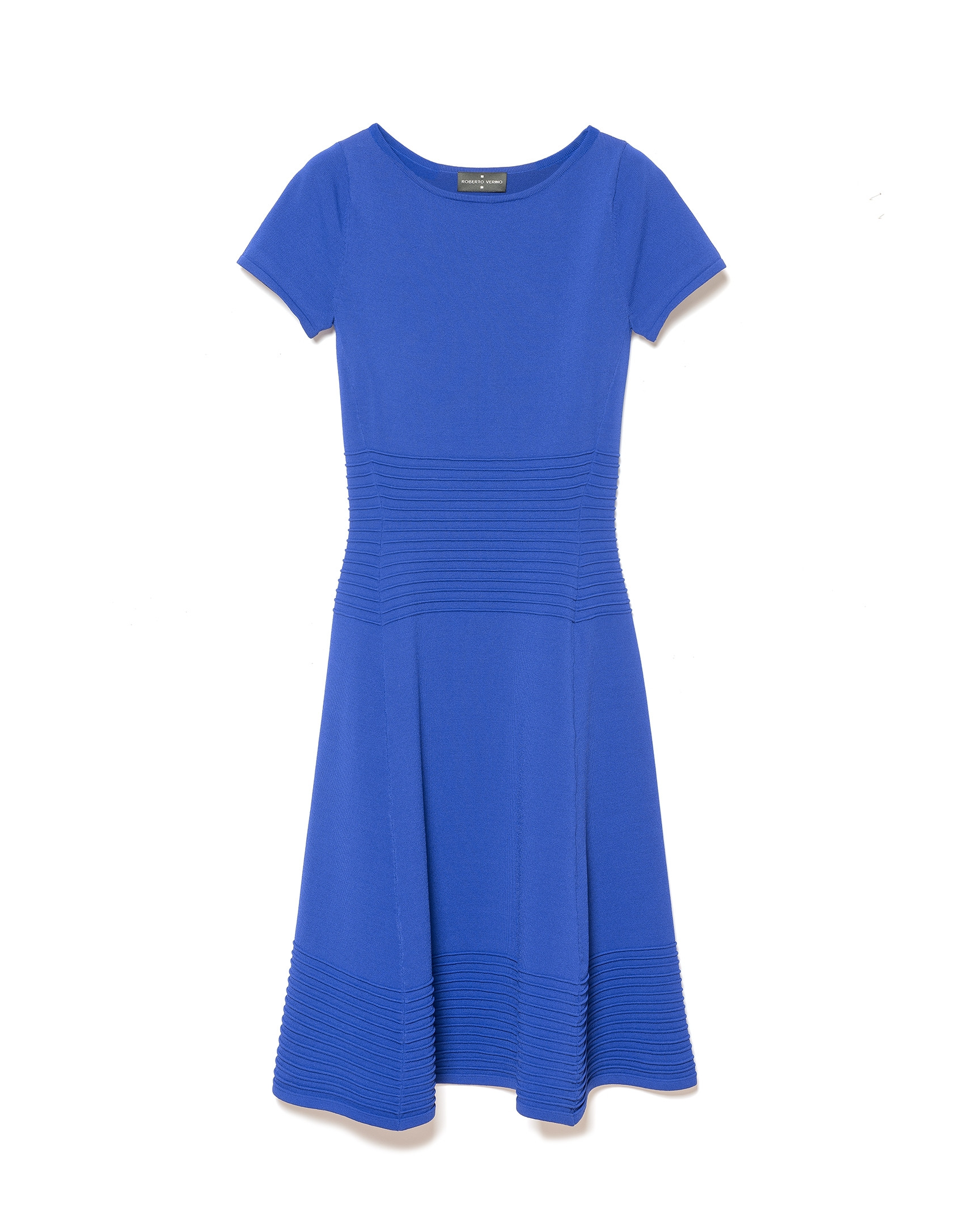 Vestido punto vuelo azul