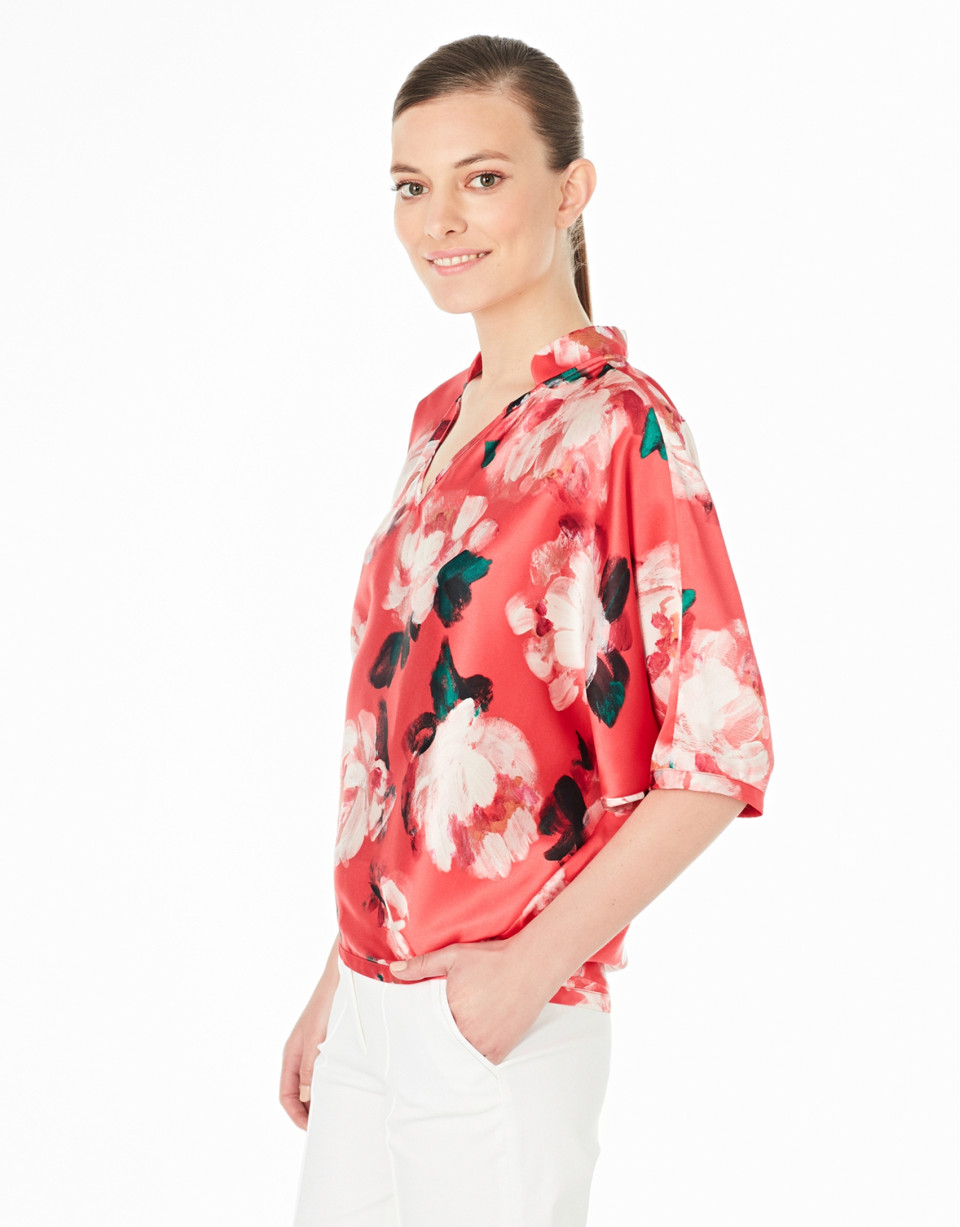 Blusón estampado floral