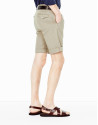 Beige cotton bermudas shorts