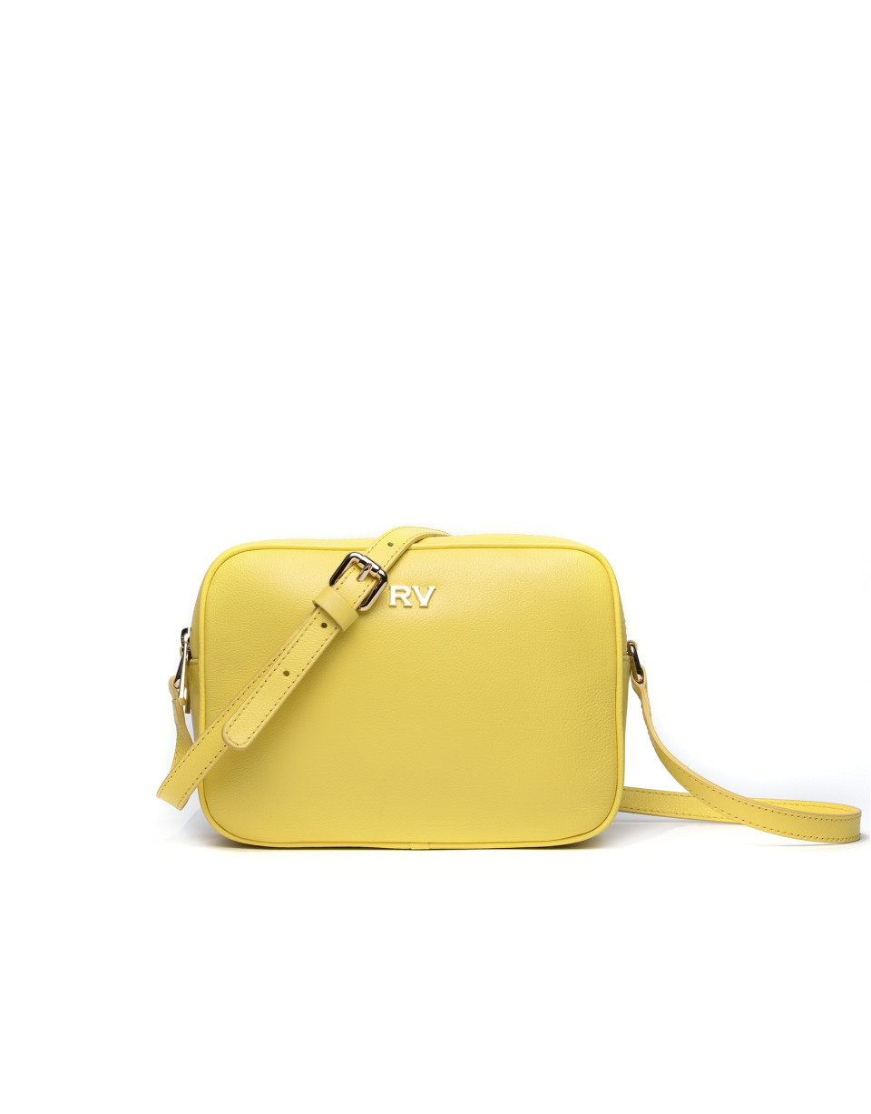 Bolso bandolera piel amarilla Taylor Citrus