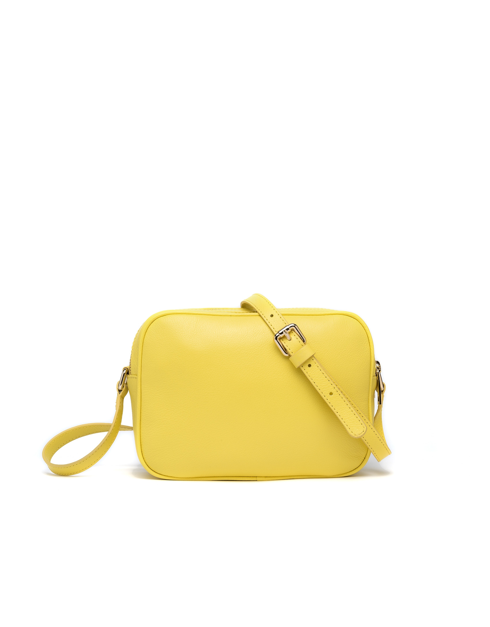 Bolso bandolera piel amarilla Taylor Citrus