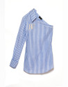 Camisa asimétrica rayas