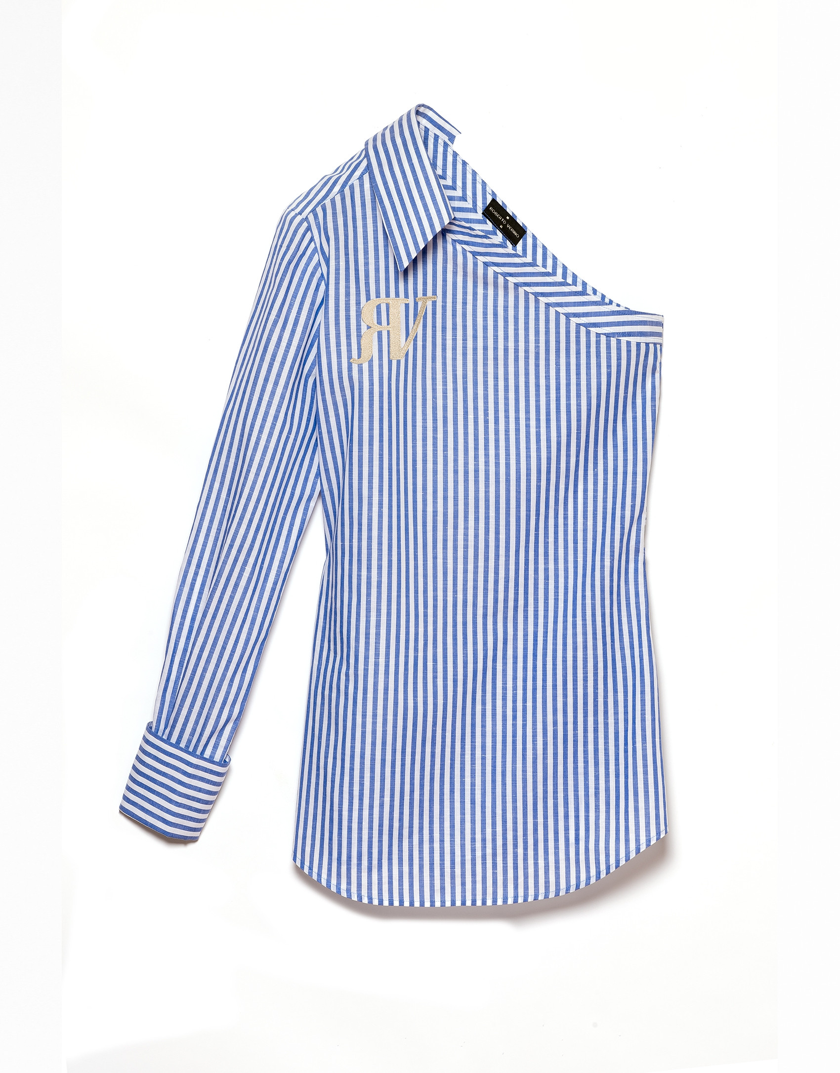 Camisa asimétrica rayas