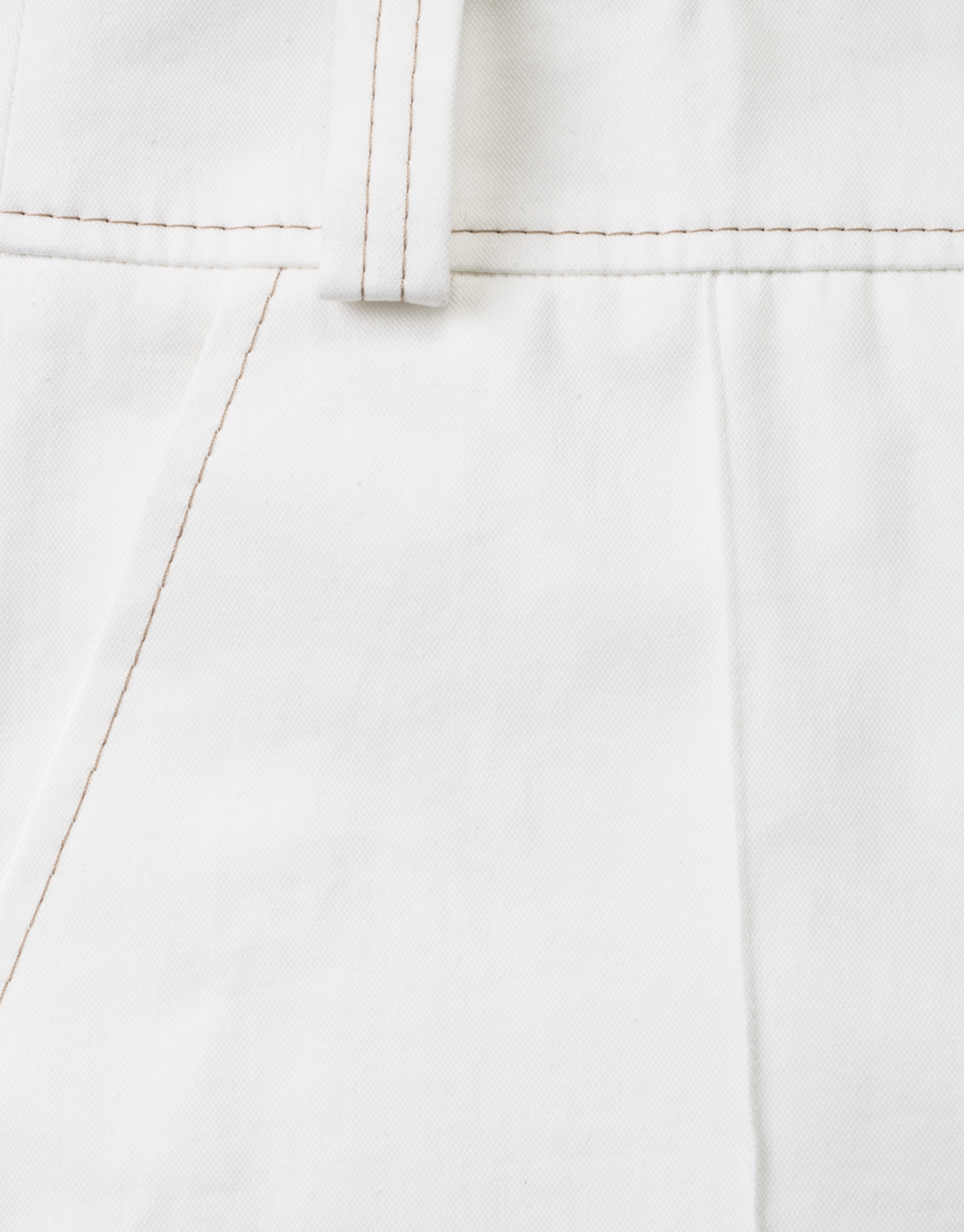 Pantalón recto blanco