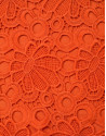 Orange lace top