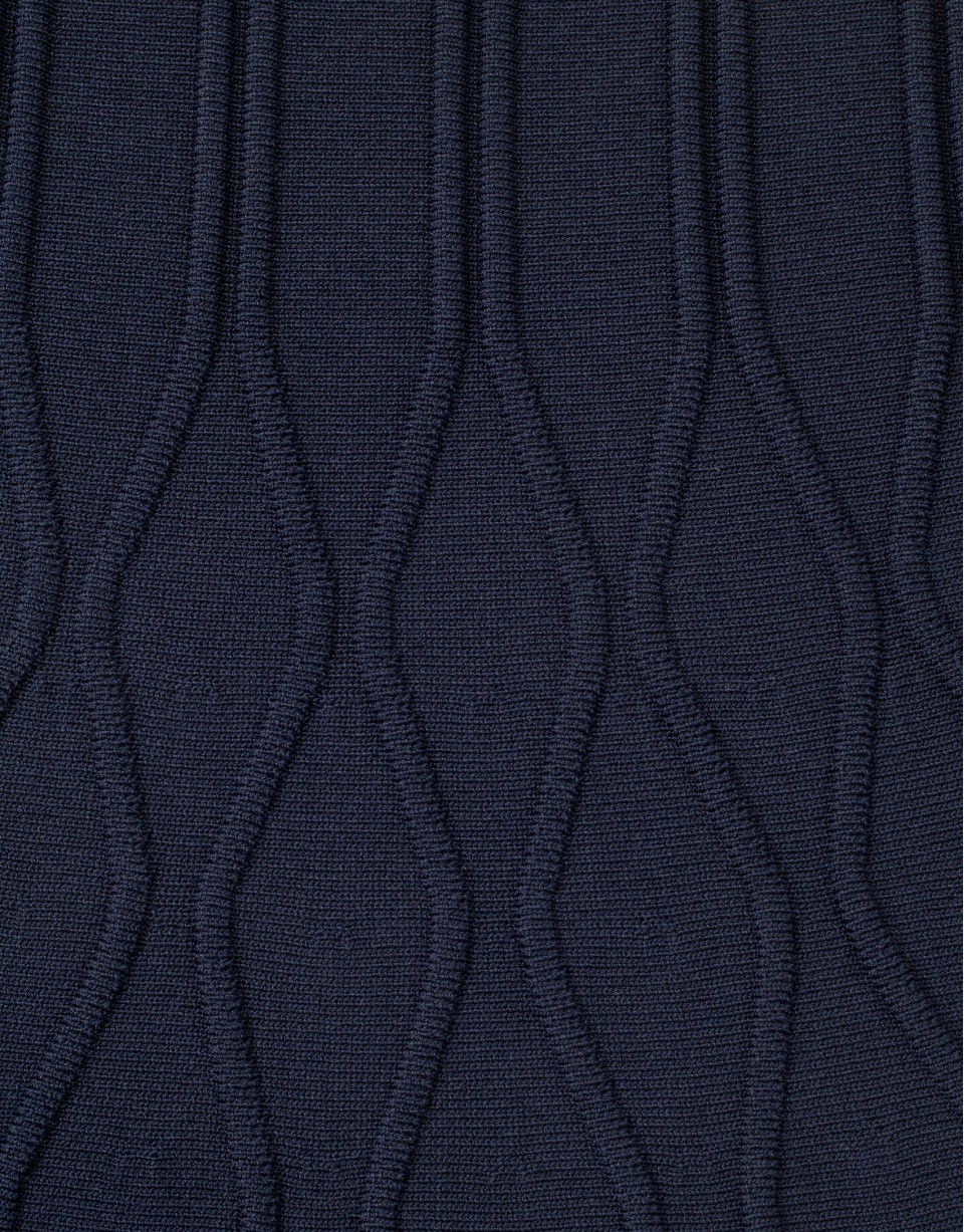 Vestido punto azul
