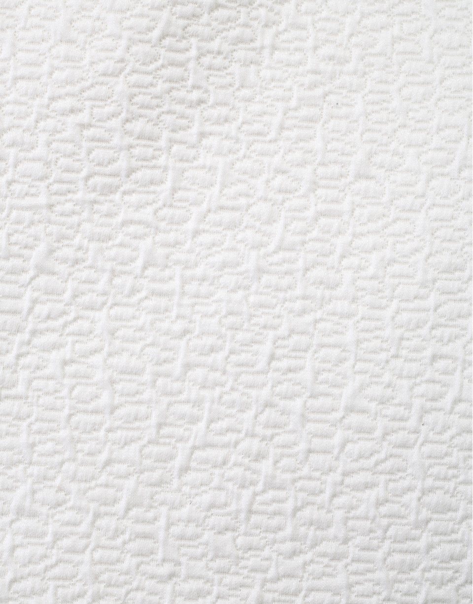 Ivory jacquard short coat