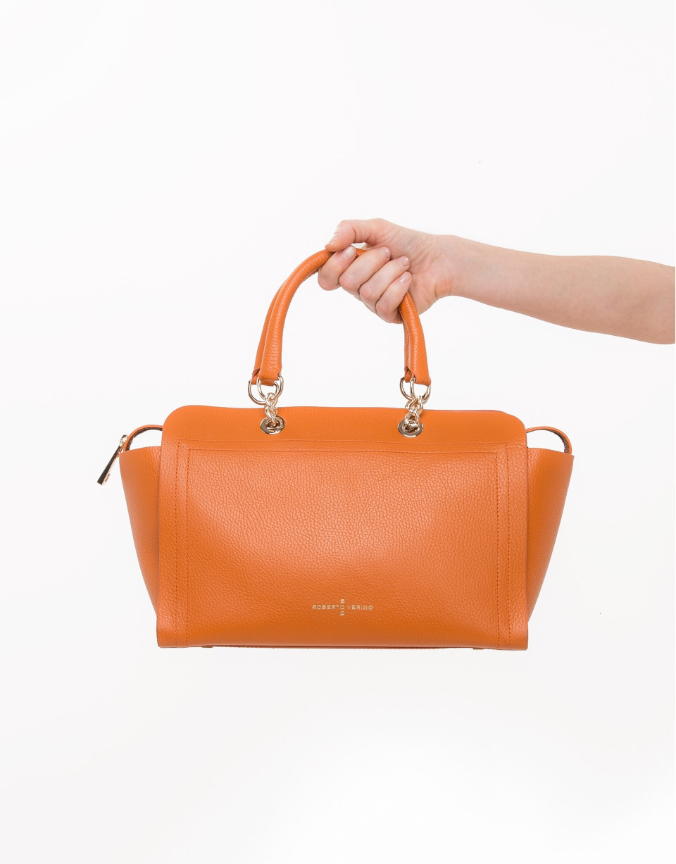 Satchel Romeo naranja quemado
