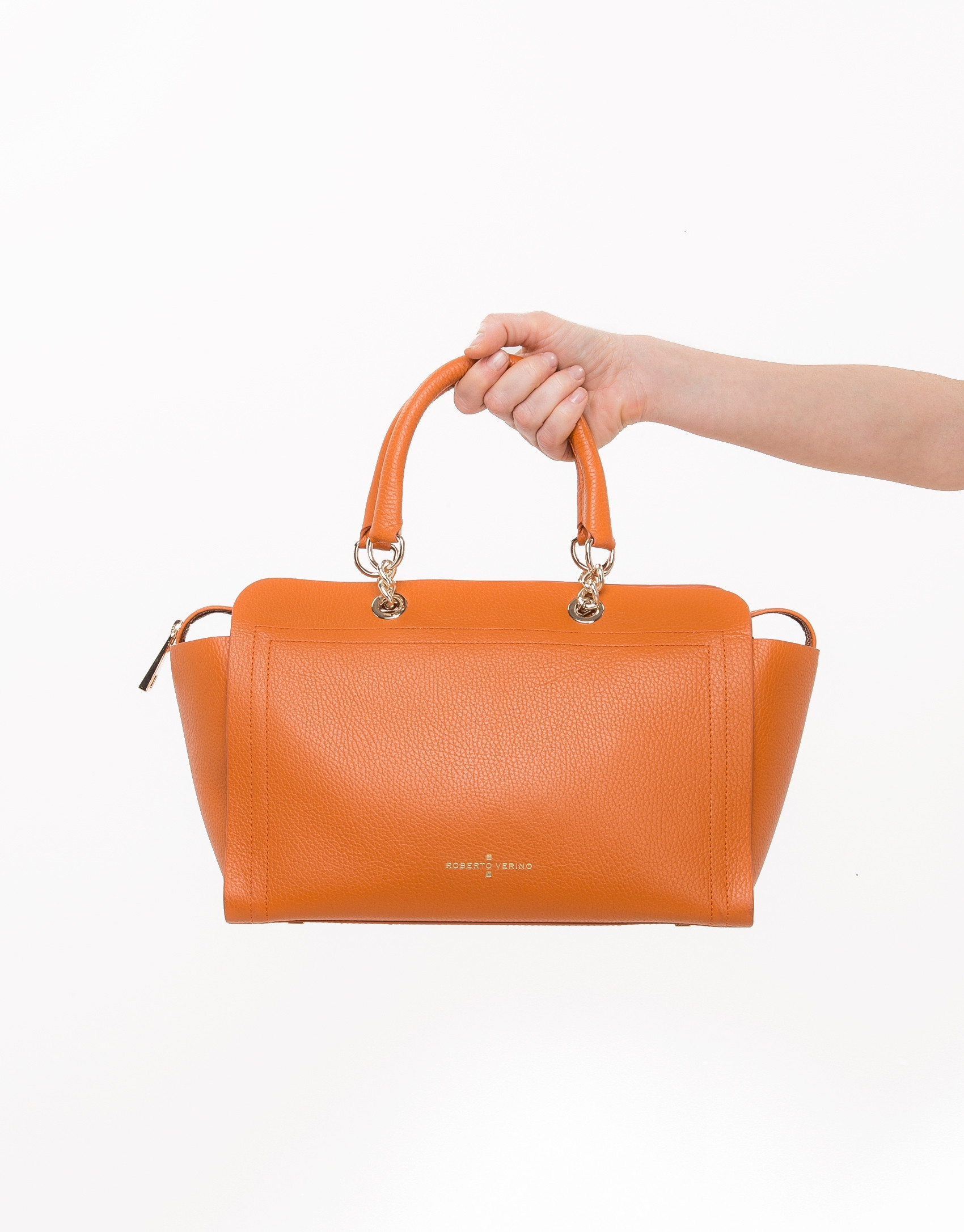 Satchel Romeo naranja quemado