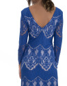 Vestido encaje azul