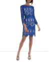 Vestido encaje azul