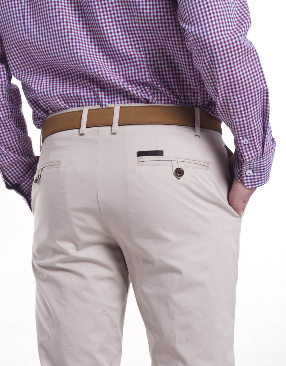 Casual herringbone pants