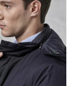 Parka con chaleco desmontable azul marino