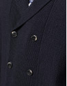 Navy blue double-breasted jacket