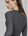 Marengo gray stretch fabric dress