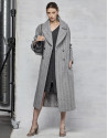 Marengo gray stretch fabric dress