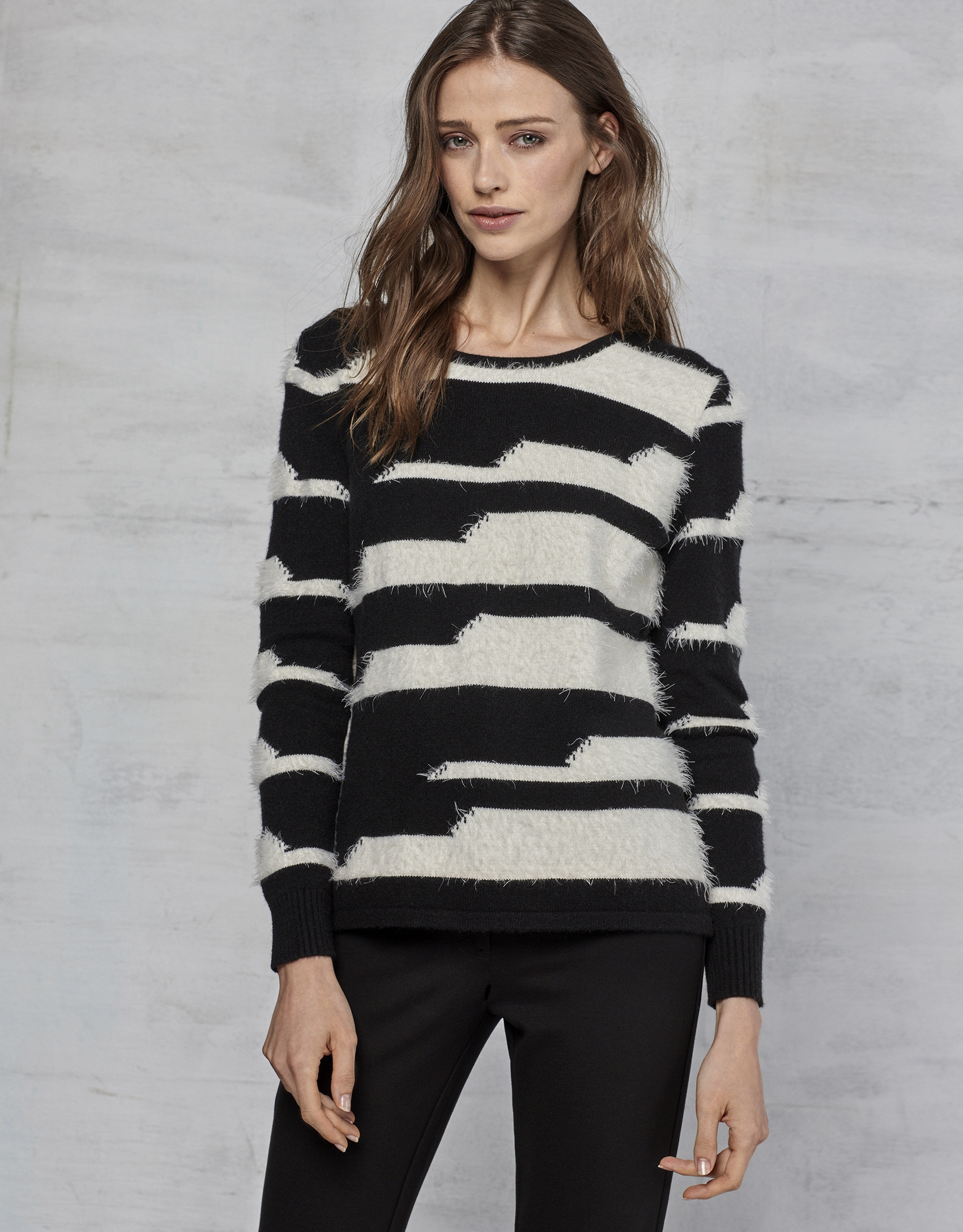 Jersey rayas blanco/negro