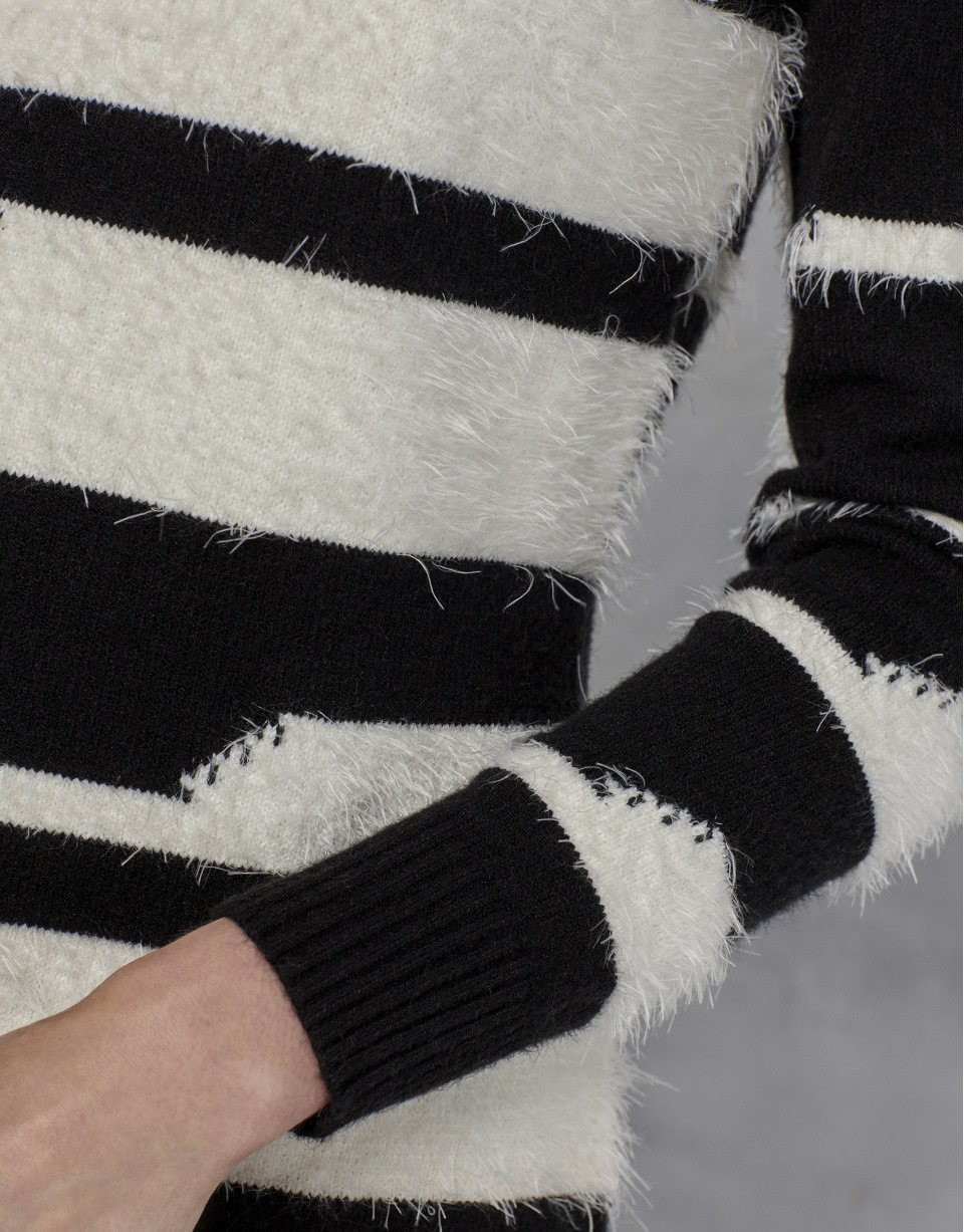 Jersey rayas blanco/negro