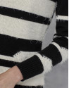 Jersey rayas blanco/negro