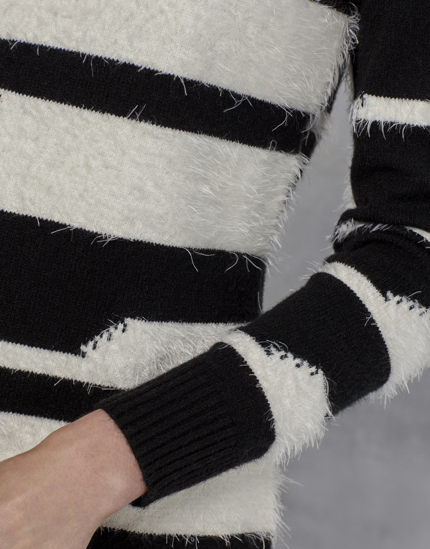 Jersey rayas blanco/negro