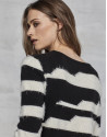 Jersey rayas blanco/negro