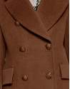 Hazelnut sailor's pea jacket