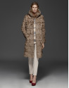 Tan lambskin coat