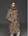 Tan lambskin coat